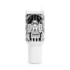 Football Dad Tumbler | 40oz Insulated Travel Mug