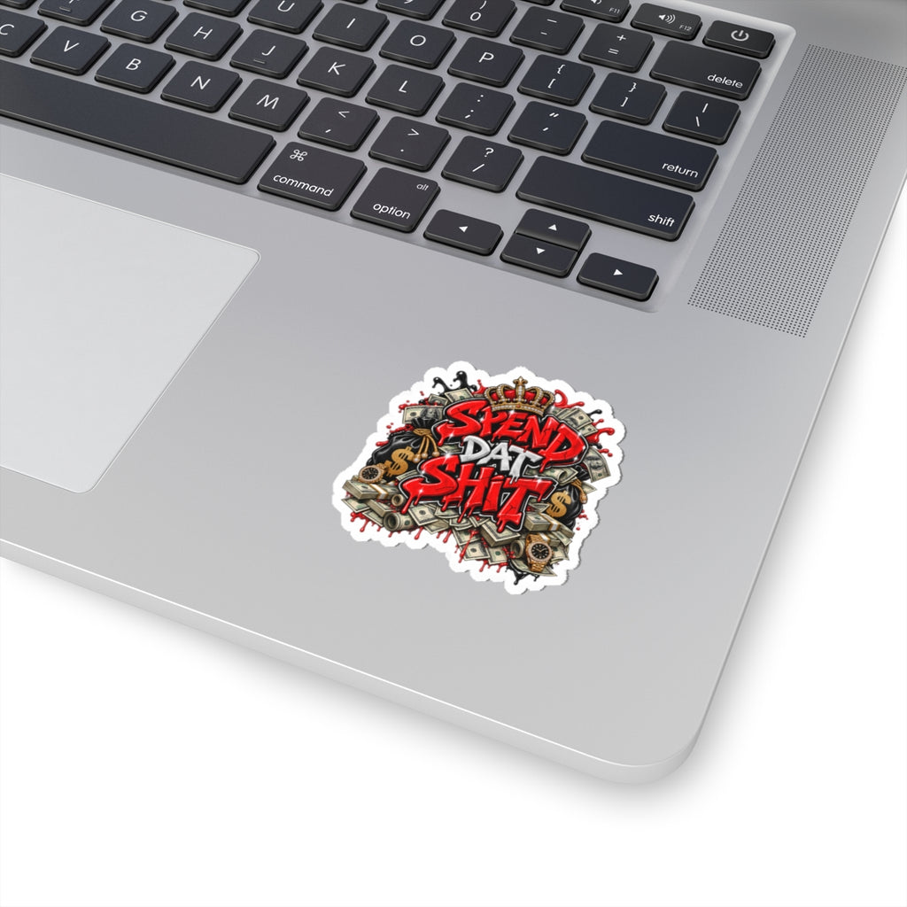 Spend Dat Shit sticker | Kiss-cut money graffiti decal