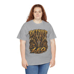 Detroit Lion Leo T-Shirt | Detroit Skyline Lion Graphic Tee