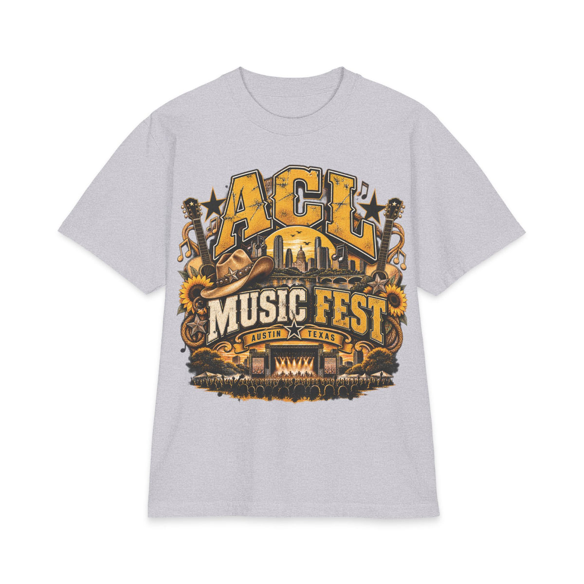 ACL Music Fest Graphic T-Shirt | Austin Festival Lineup Tee