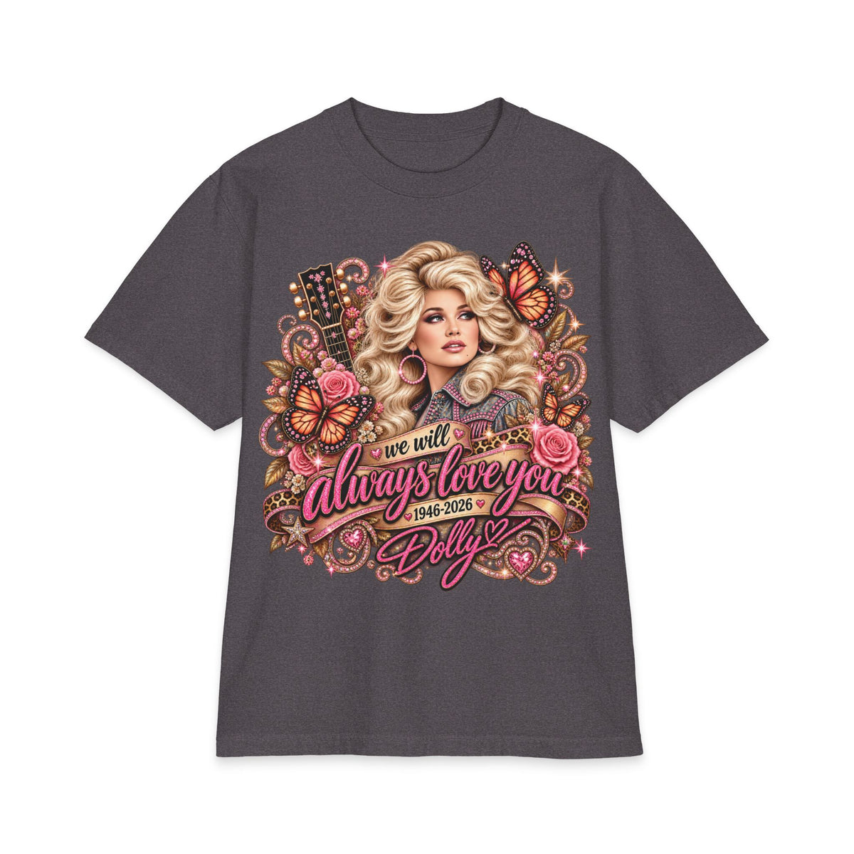 Dolly Tribute Portrait T-Shirt | We Will Always Love You 1946 2026