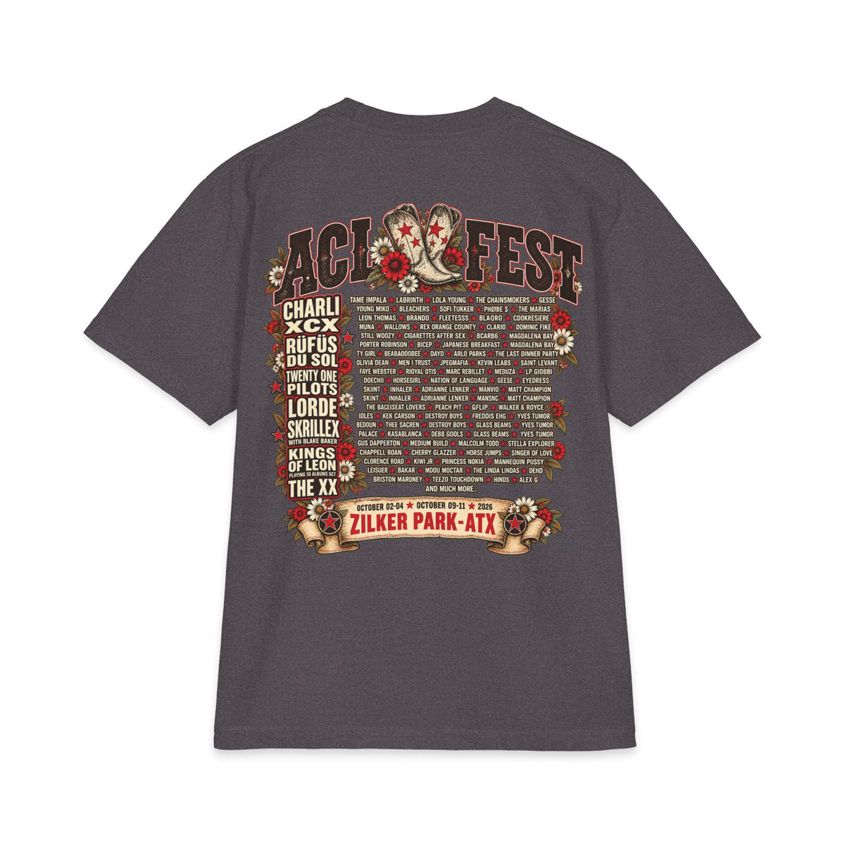 Austin City Limits Music Festival T-Shirt | Band Lineup Tee
