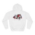 Weekend XO Heart Graffiti Hoodie | Red Blue Streetwear Graphic