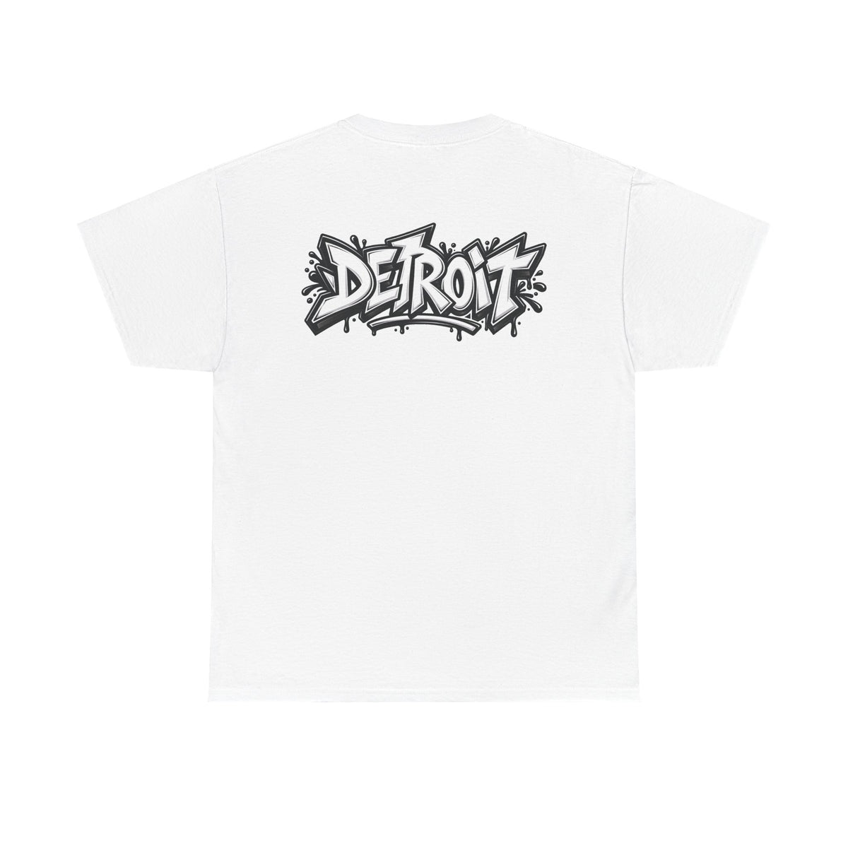 Detroit Lion Graffiti tee | Colorful Drip Lion Detroit Tee