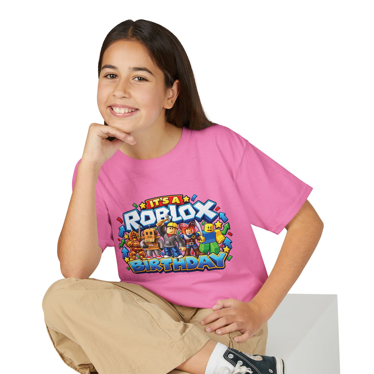 Roblox Birthday Leveling Up to 11 Youth T-Shirt