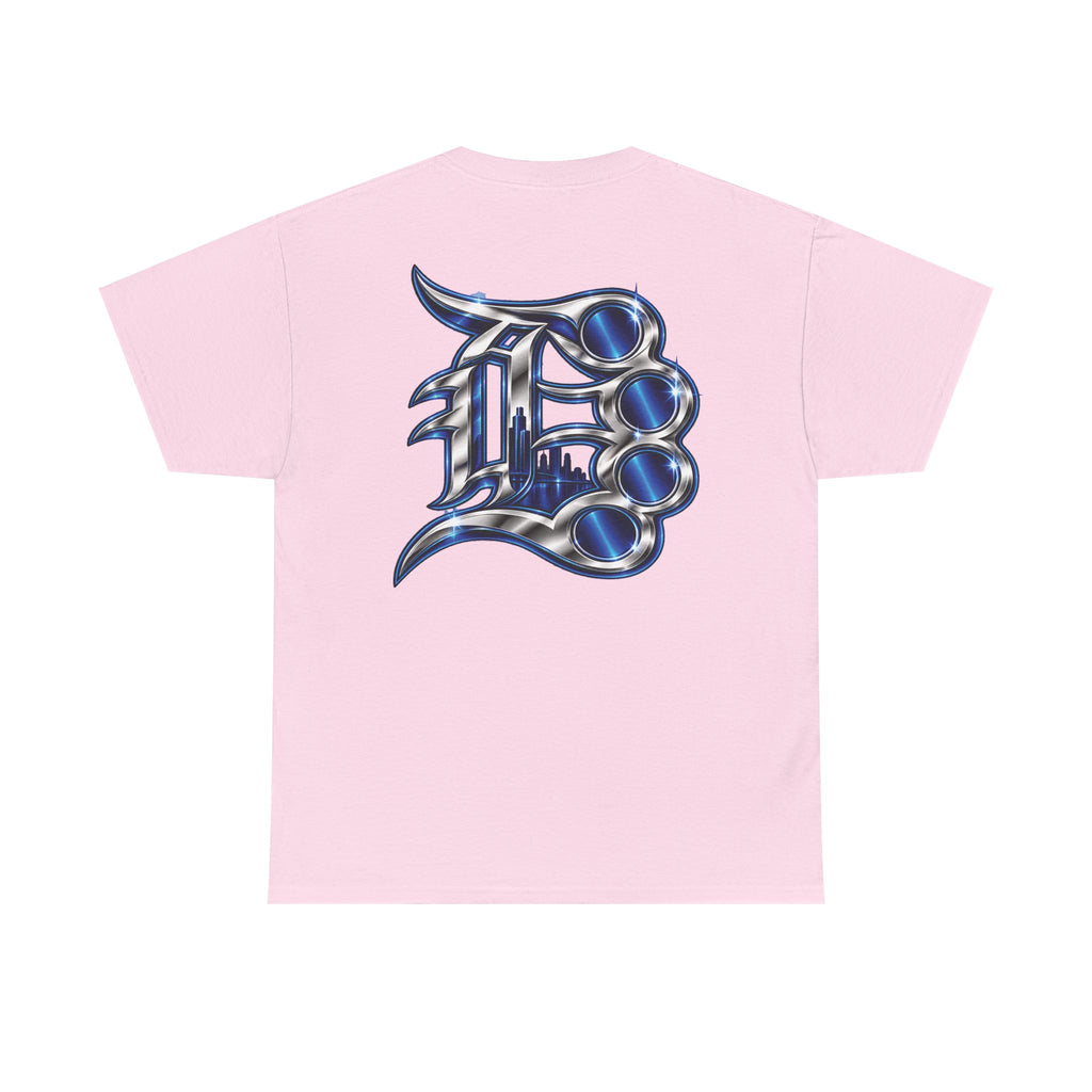 Detroit Basketball Lion Graphic Tee | City Streetball Detroit D Logo
