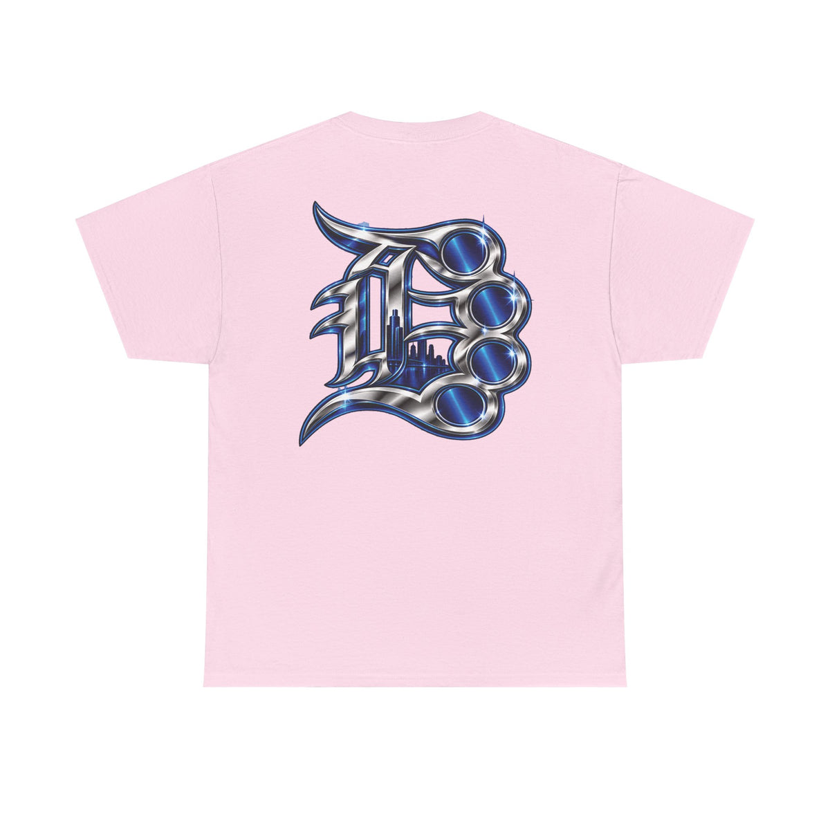 Detroit Basketball Lion Graphic Tee | City Streetball Detroit D Logo