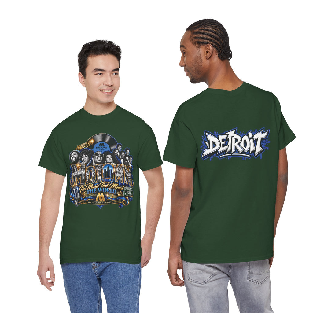 Motown Legends Tee | Detroit Graffiti Back