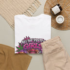 All The Pretty Girls Roll Like This T-Shirt | Pink Graffiti Cannabis Hands Design