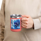 Blue Football Helmet Lions mug | 15oz Tumbler