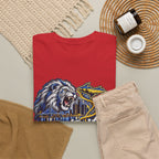 Detroit Michigan Lion Cityscape Graphic T-Shirt