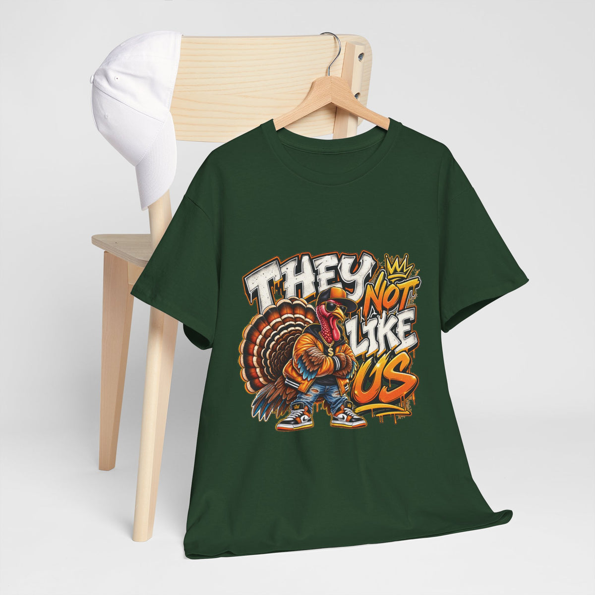 They Not Like Us Turkey Tee | Streetwear Thanksgiving Graphic Shirt