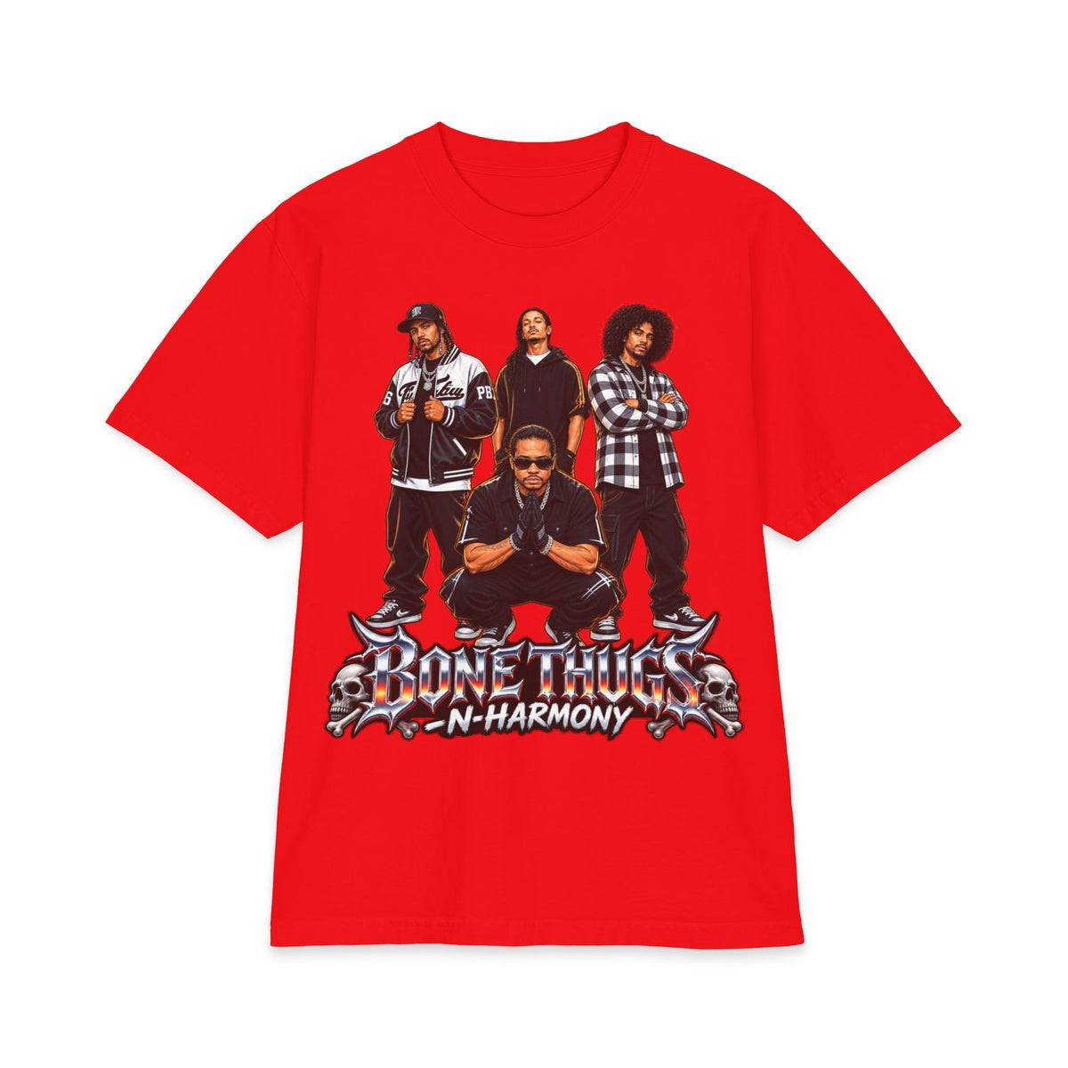 Boy Band Photo Graphic T-Shirt | Vintage Hip Hop Group Tee