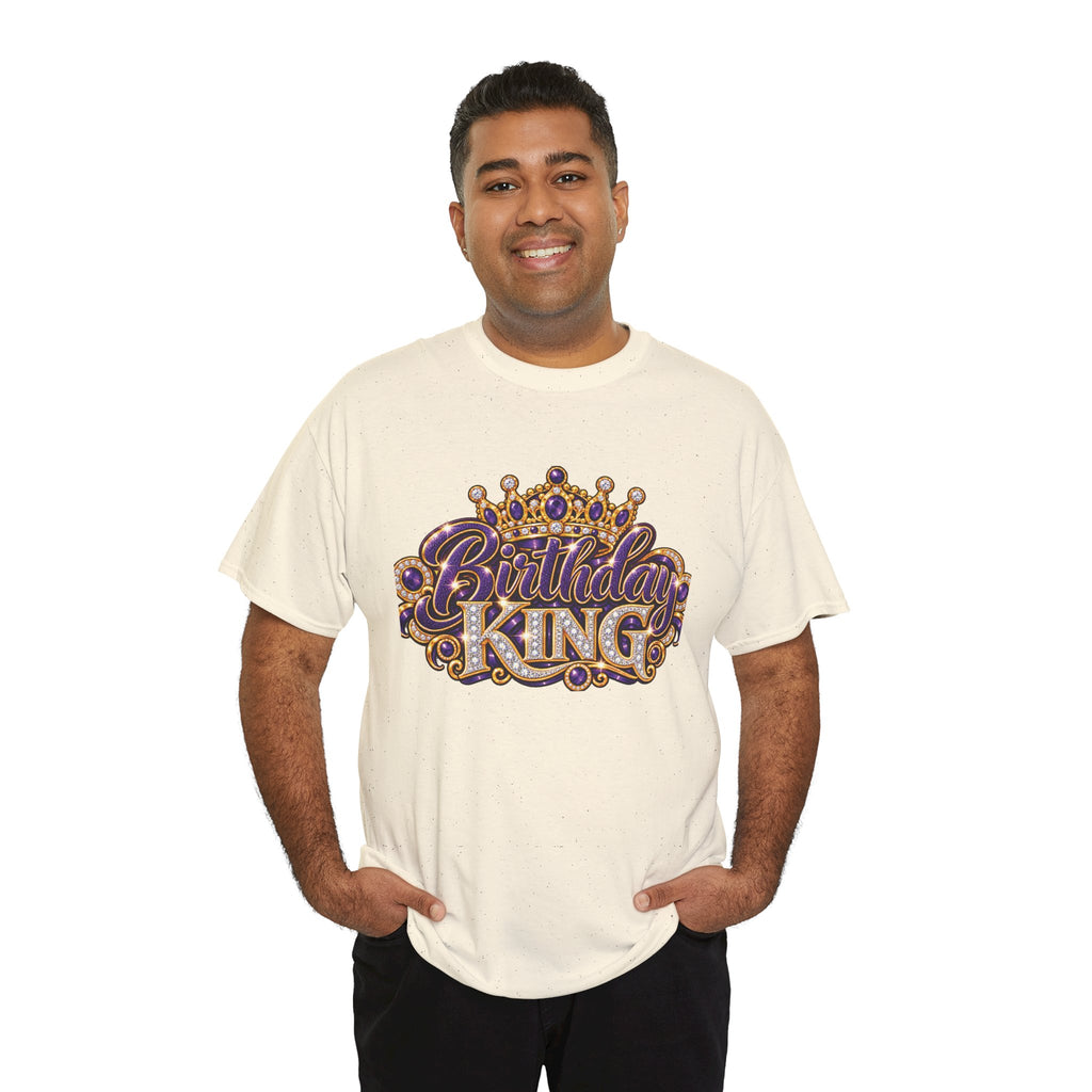 Birthday King Crown Graphic T-Shirt