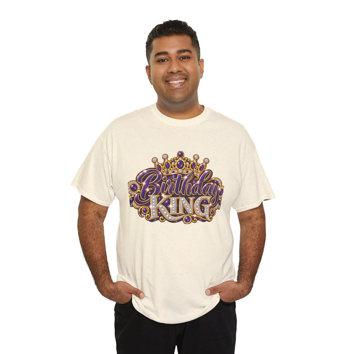 Birthday King Crown Graphic T-Shirt