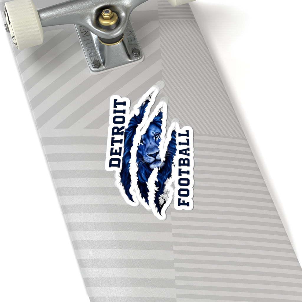 Detroit Football Lion Claw Sticker | Kiss-Cut Sticker