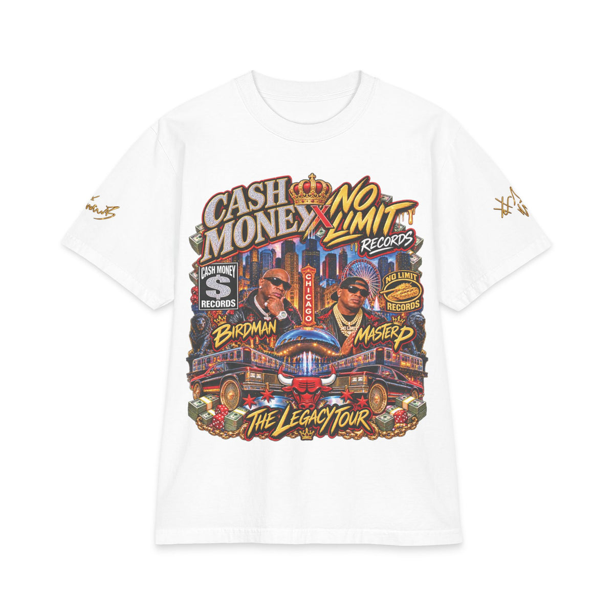 No Limit Cash Money Tour Short Sleeve | Vintage Hip Hop Tour Tee