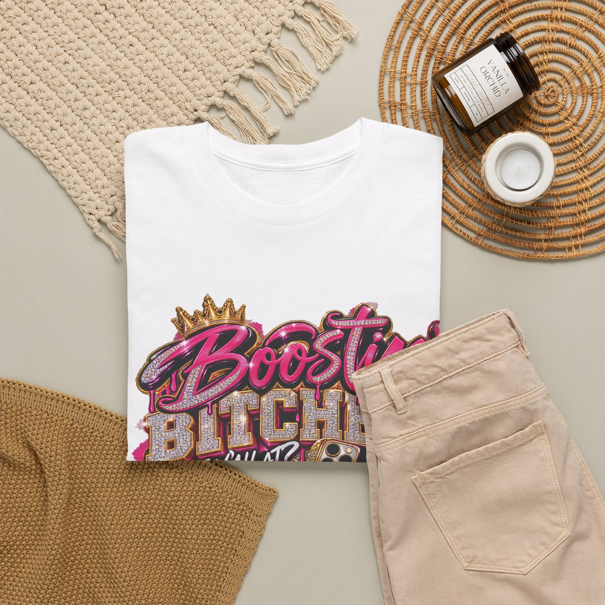 Boostin' Bitches graphic tee | Money, Hustle, Retro Streetwear