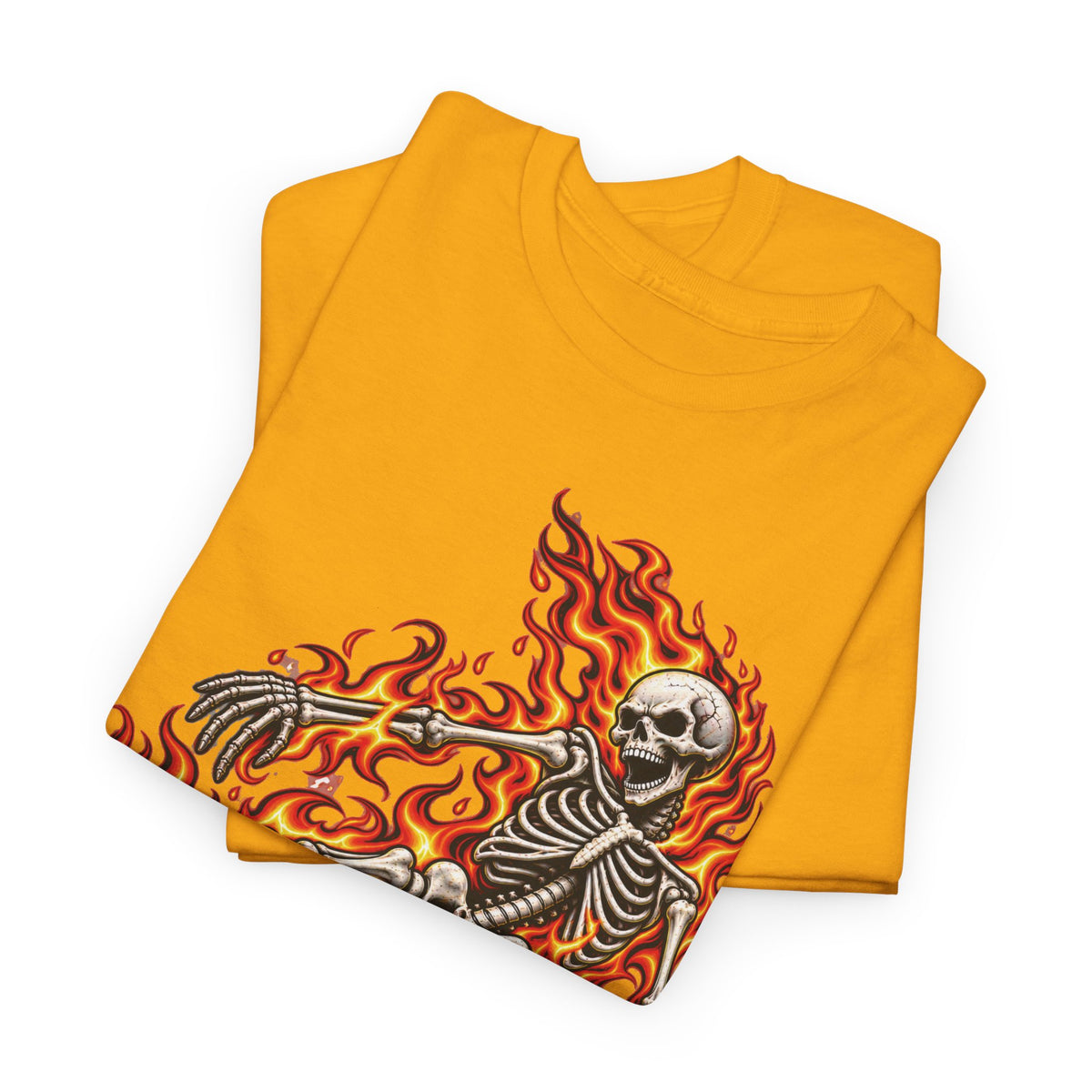 Flair Day Multiple Sclerosis Tee | Skull Flames Graphic Shirt
