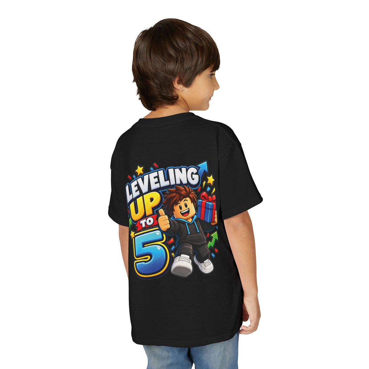Roblox Birthday “Leveling Up to 5” Youth T-Shirt