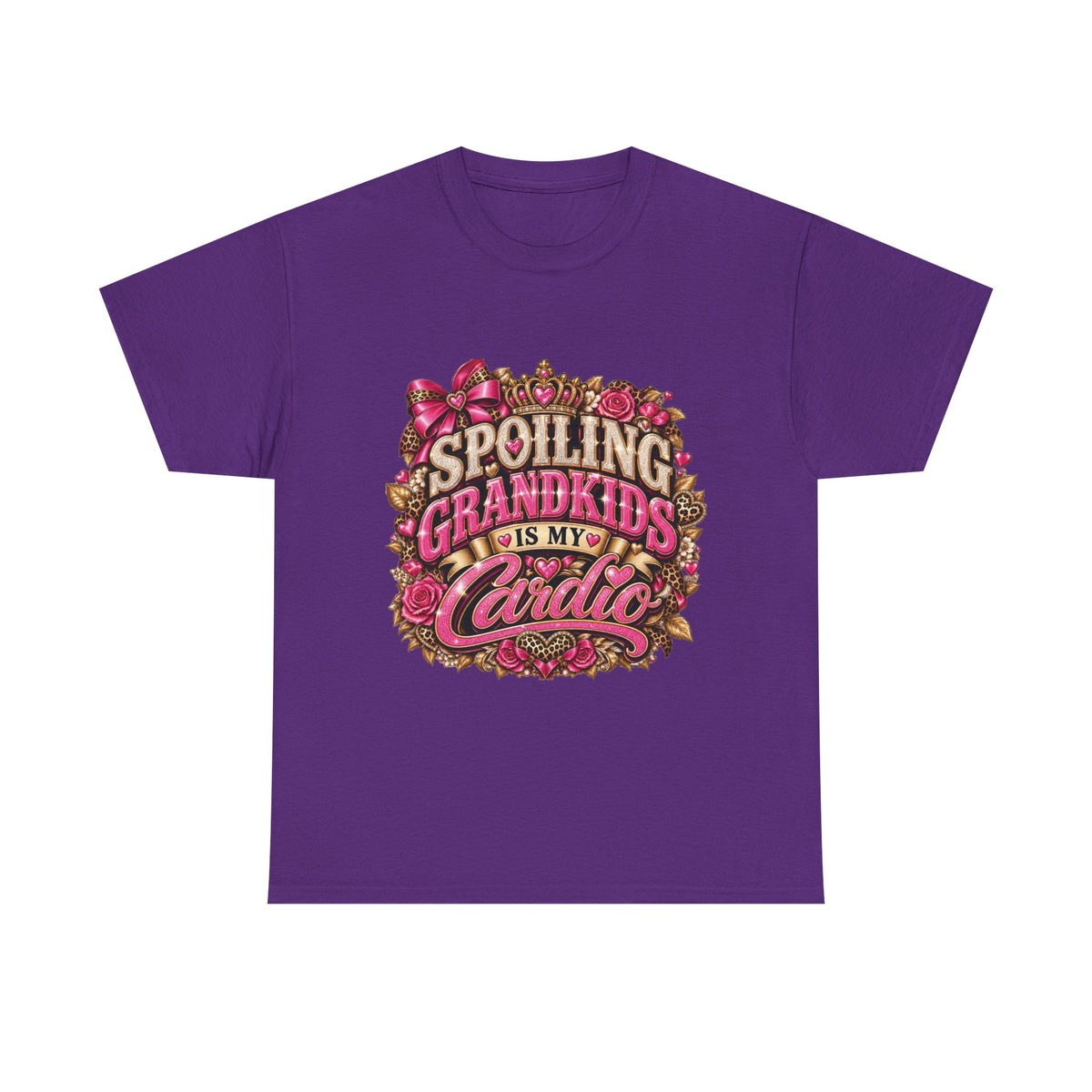 Spoiling Grandkids Is My Cardio T-Shirt | Grandma Grandparent Tee