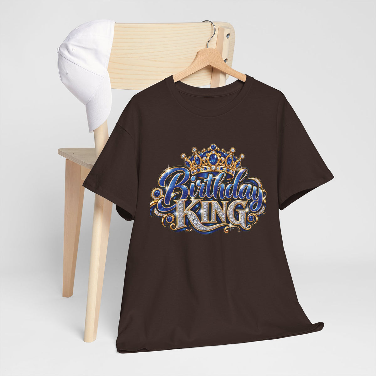 Birthday King Crown Graphic T-Shirt