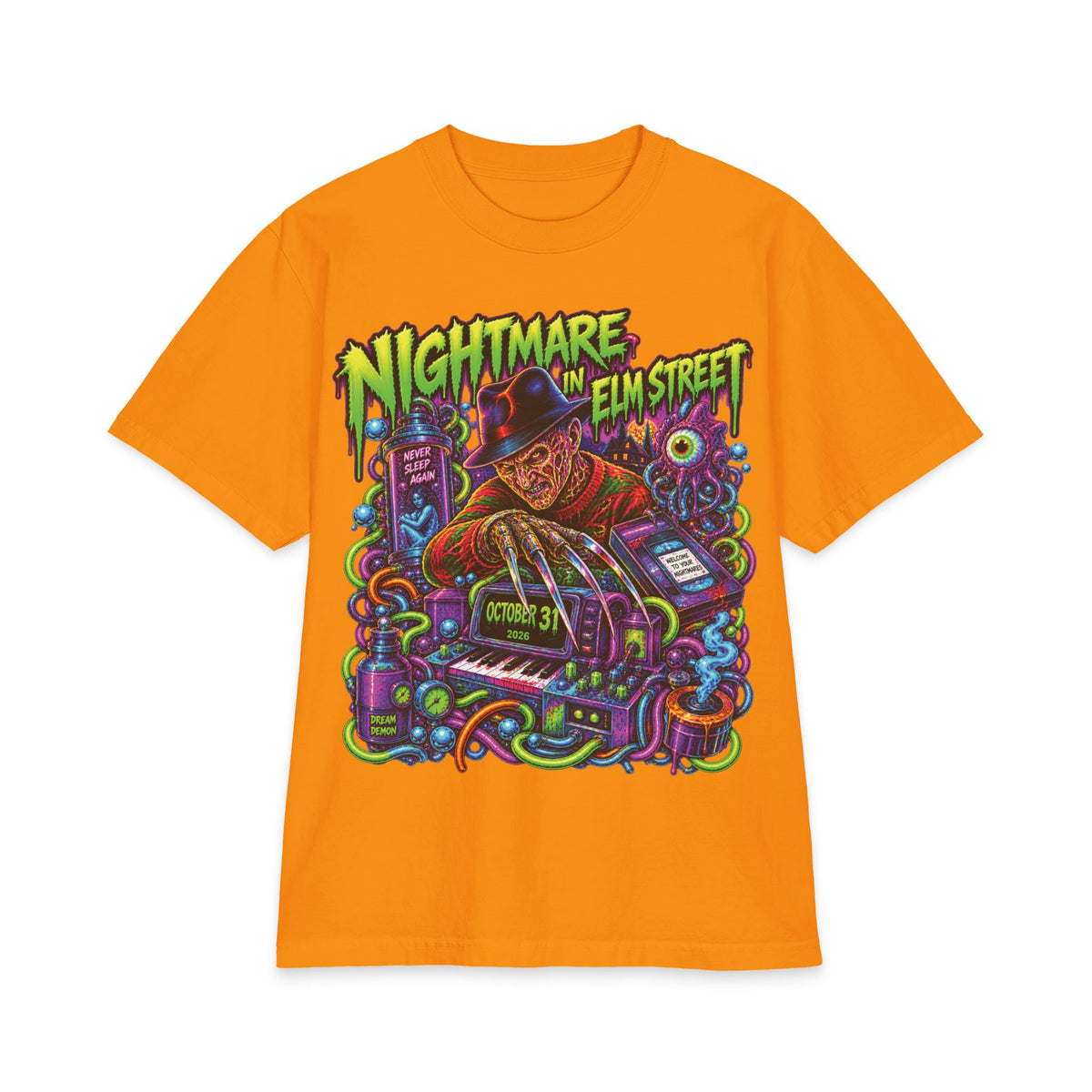 Nightmare on Elm Street Freddy Krueger T-Shirt | Horror Movie Tee