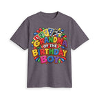 Grandma of the Birthday Boy T-Shirt | Colorful Birthday Design