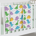 Colorful Baby Dinosaur Pattern Baby Swaddle Blanket | Cute Dino Nursery Print
