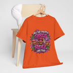 All The Pretty Girls Roll Like This T-Shirt | Pink Graffiti Cannabis Hands Design