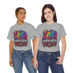 Loud & Unapologetic T-Shirt | Colorful Graffiti Typography, Bold Street Art Tee