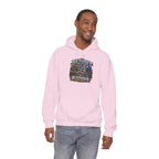 Detroit skyline determined slogan Hoodie | Motor City vintage style