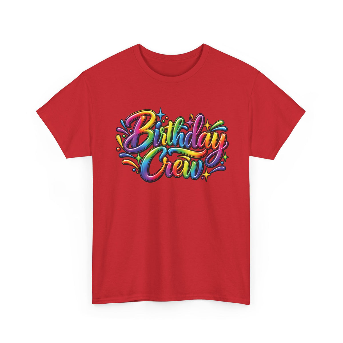 Birthday Crew Colorful Celebration T-Shirt
