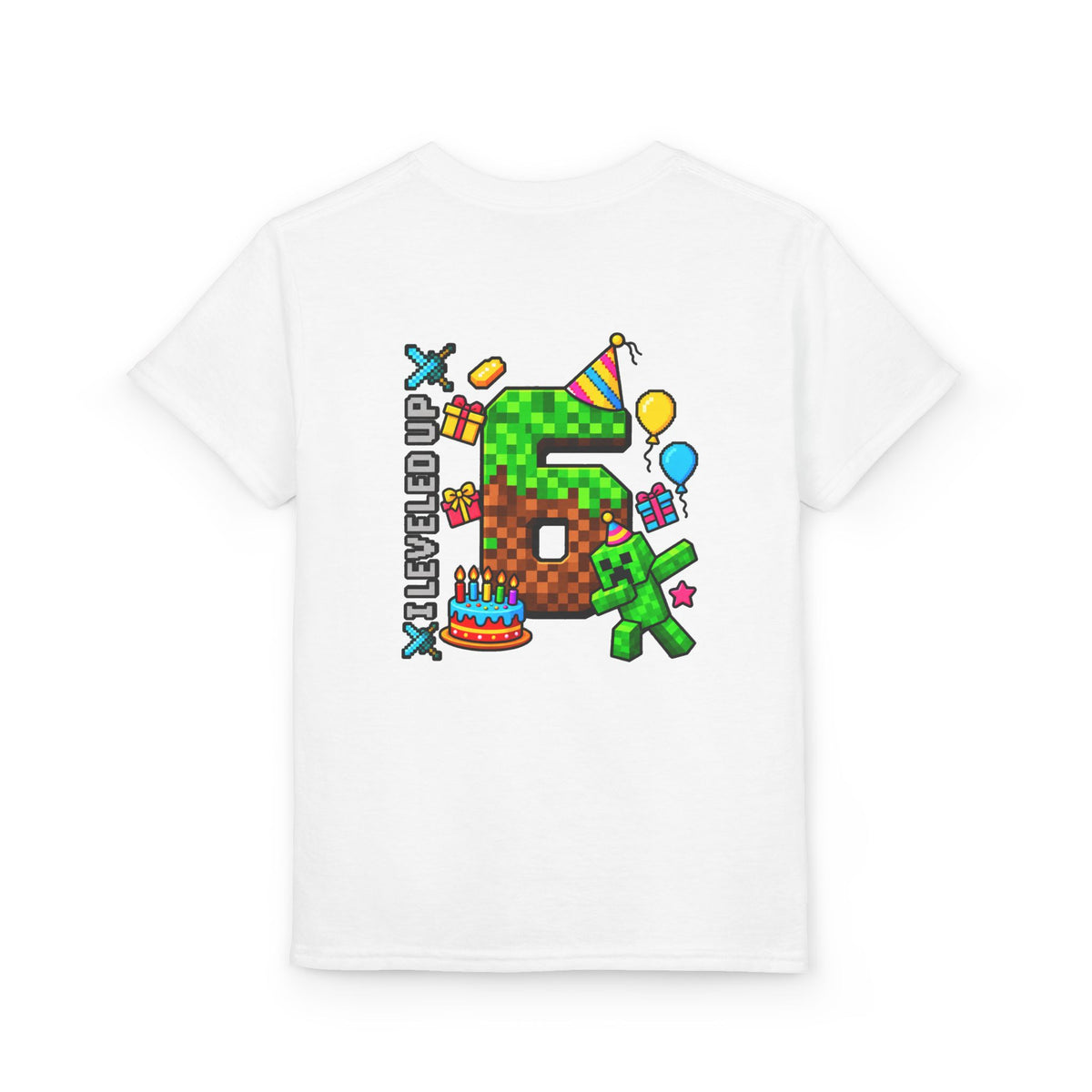Bruh It’s My Birthday Youth T-Shirt – Pixel Gaming Birthday Shirt