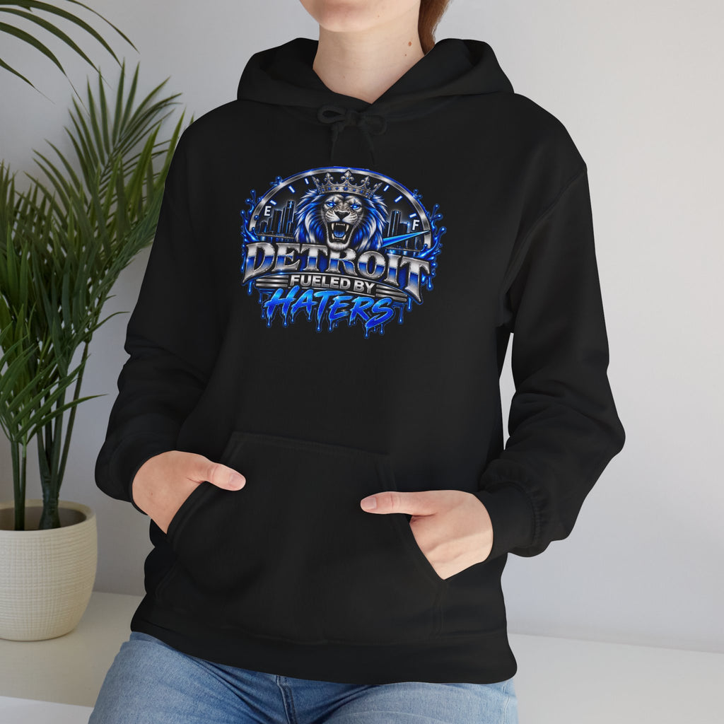 Detroit Graffiti Lion Hoodie | Detroit Drip Streetwear Sweatshirt