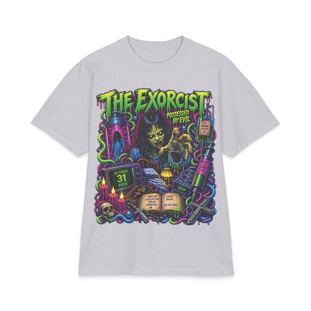 The Exorcist graphic tee | Horror movie art T-Shirt
