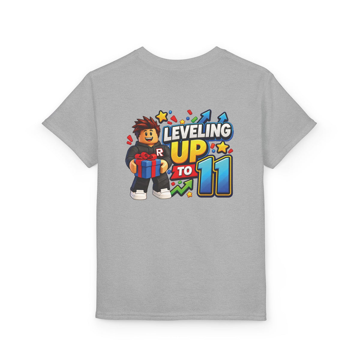 Roblox Birthday Leveling Up to 11 Youth T-Shirt