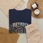 Detroit D Skyline Determined True Grit T-Shirt | City Pride Tee