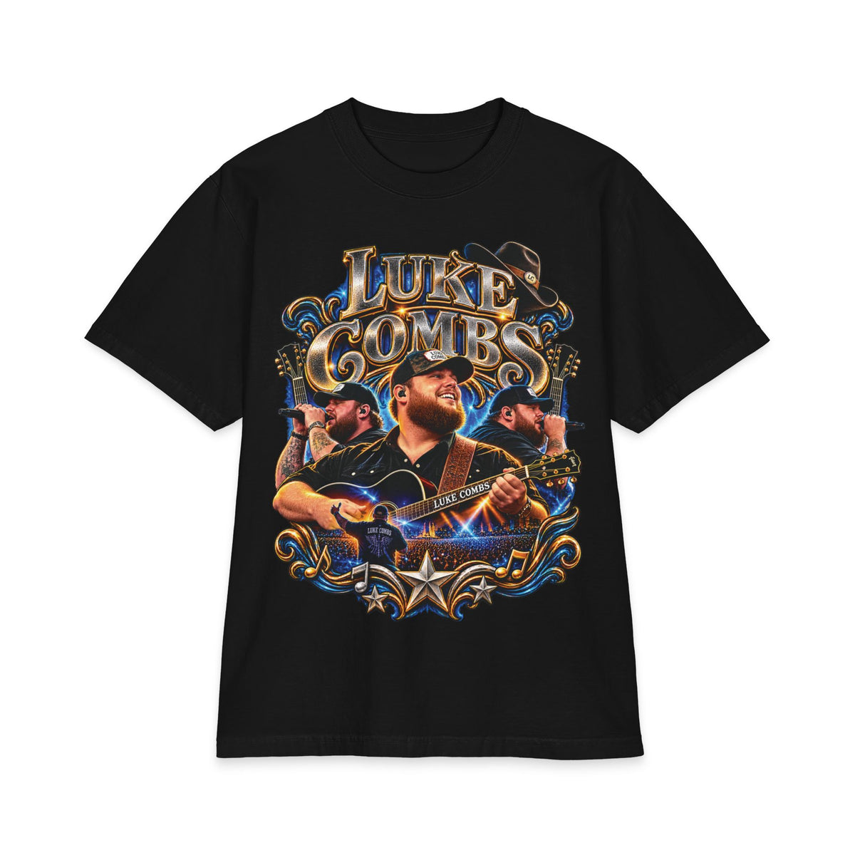 Luke Country Portrait T-Shirt | Country Music Graphic Tee