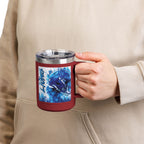 Blue Football Helmet Lions mug | 15oz Tumbler