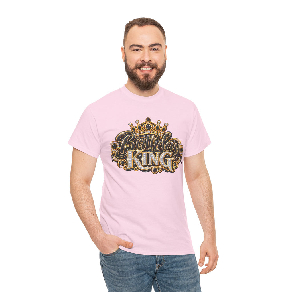 Birthday King Crown Graphic T-Shirt