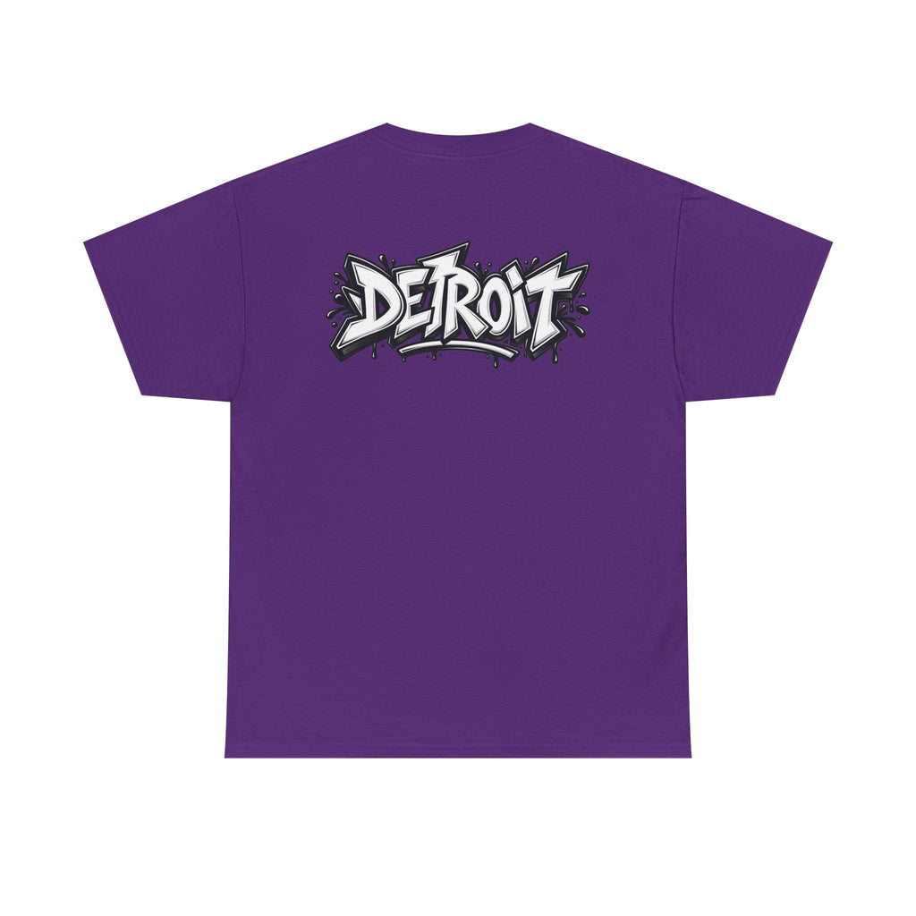 Detroit Lion Graffiti tee | Colorful Drip Lion Detroit Tee