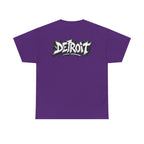 Detroit Lion Graffiti tee | Colorful Drip Lion Detroit Tee