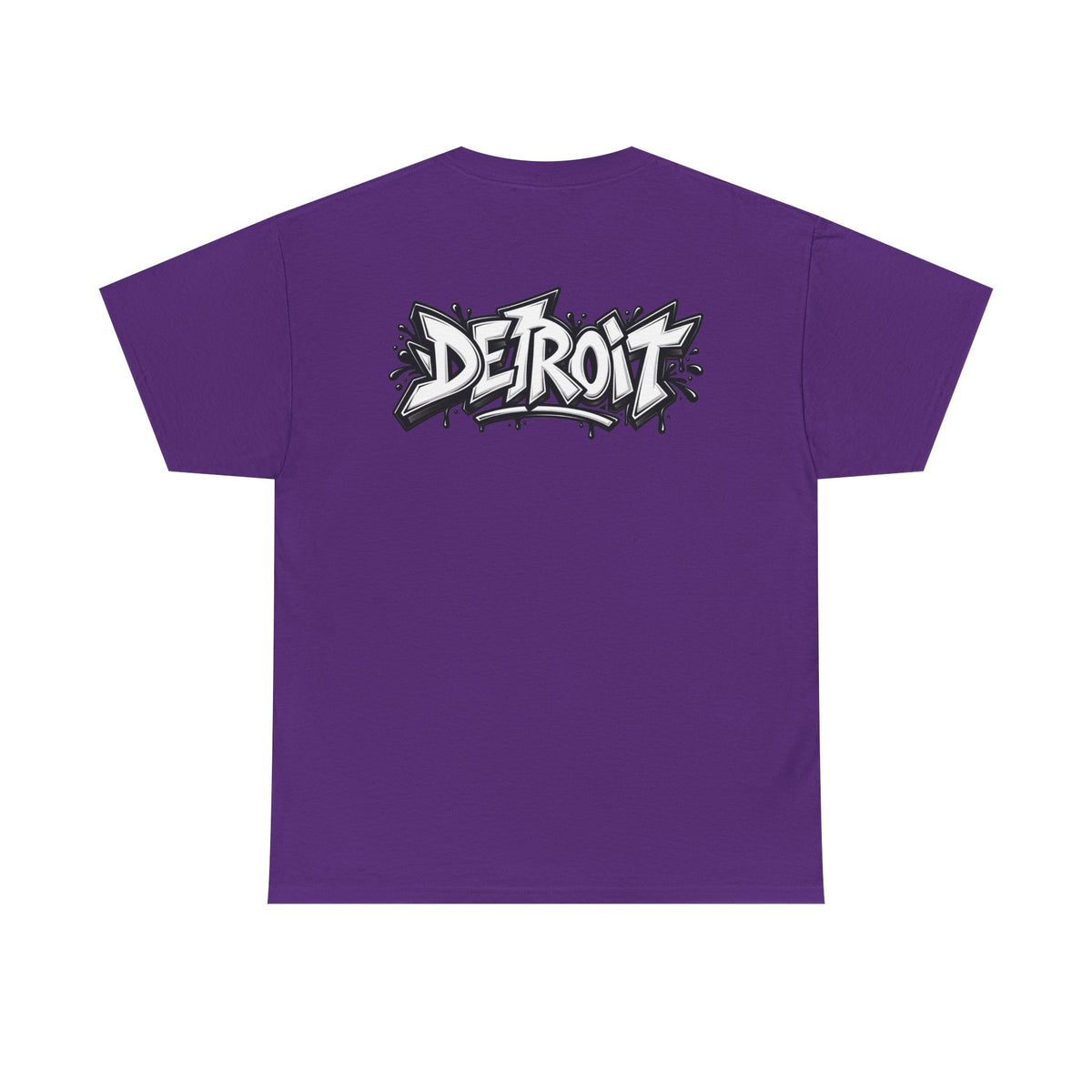Detroit Lion Graffiti tee | Colorful Drip Lion Detroit Tee