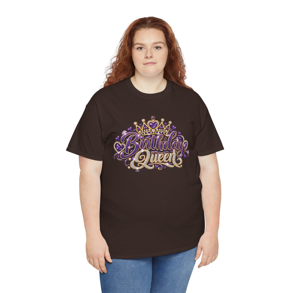 Birthday Purple Queen Graphic T-Shirt