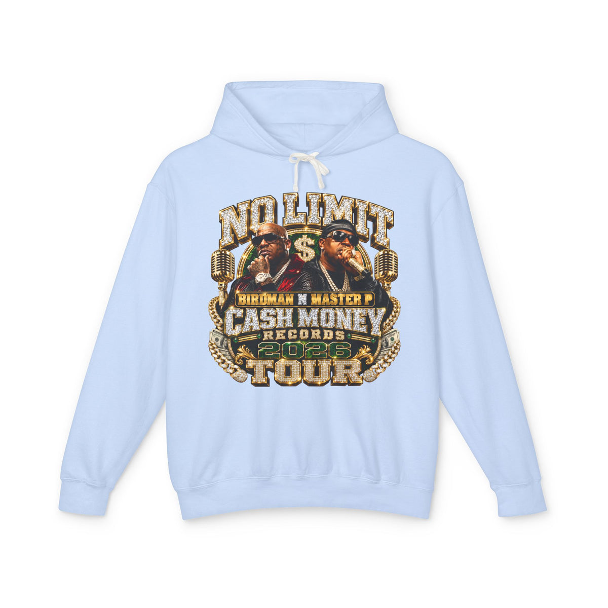 No Limit Cash Money Tour Hoodie | Vintage Rap Tour Graphic Hoodie
