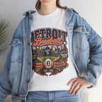 Detroit Baseball Tee | Motor City 313 Vintage Baseball Design