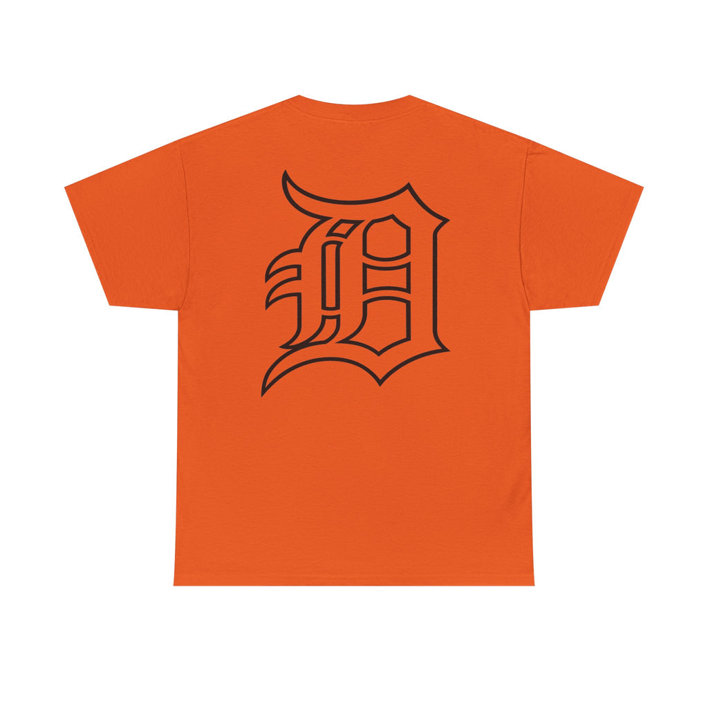 Detroit Hockey Player Graphic Tee | Metro Skyline, Winged Mascot