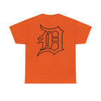 Detroit Hockey Player Graphic Tee | Metro Skyline, Winged Mascot