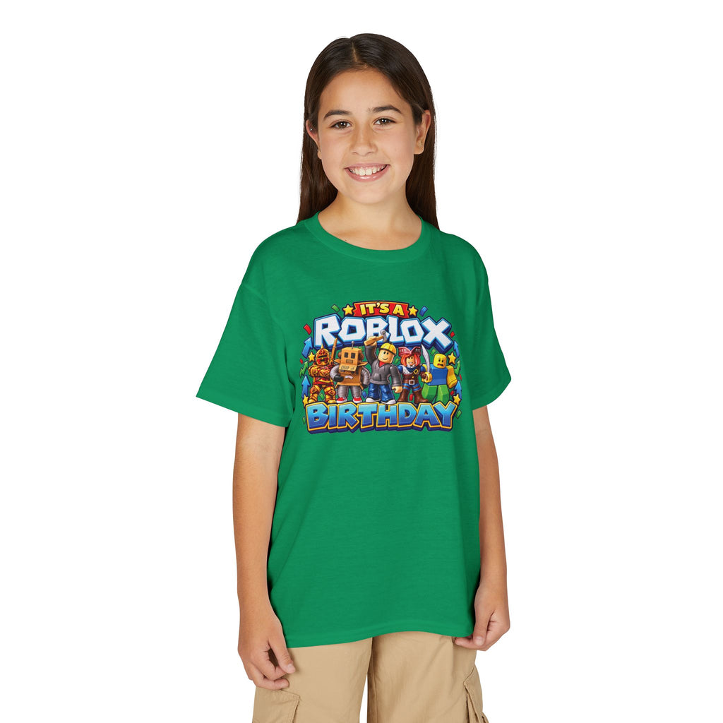 Roblox Birthday Leveling Up to 10 Youth T-Shirt